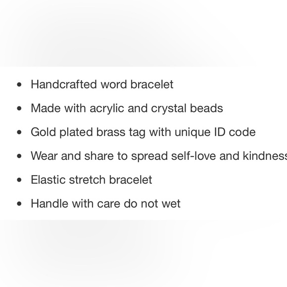 NWT Little Words Project Dazzling Bracelet Gifts Friendship Bracelet Handmade - Picture 7 of 7